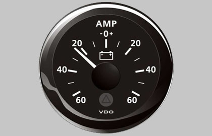 Marine Ammeter Gauge 60A